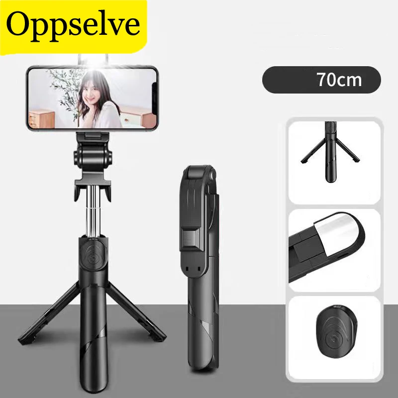 

Wireless Bluetooth Selfie Stick Foldable Tripod Remote Phone Holder Monopod For iPhone 13 Android Camera Self-Timer Artifact Rod
