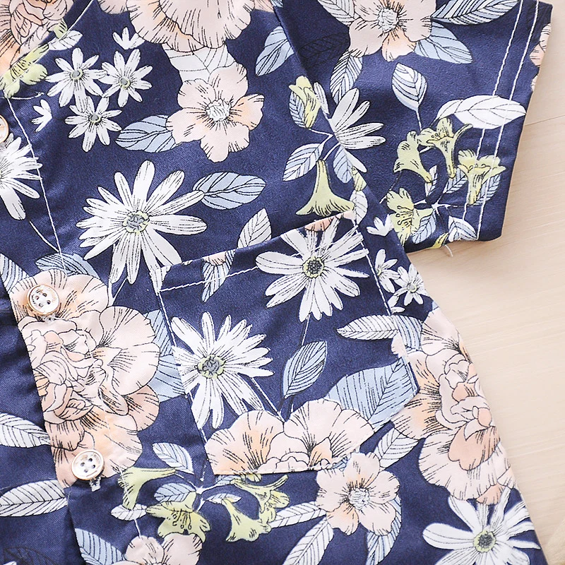 Комплект летней одежды для мальчиков детские модные официальные костюмы детская