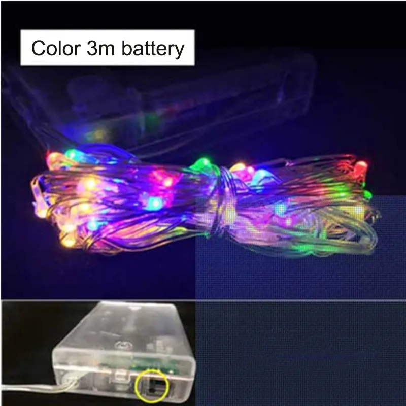 

LED Copper Wire Light with Electronic Mini Copper Wire Lamp String Gift Box Birthday Party Cake Bouquet Decoration Small Lantern