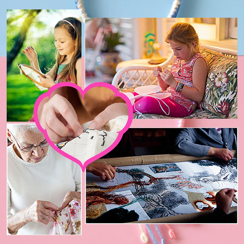 Набор нитей для вышивания 447 цветов|Нитки пряжи| |