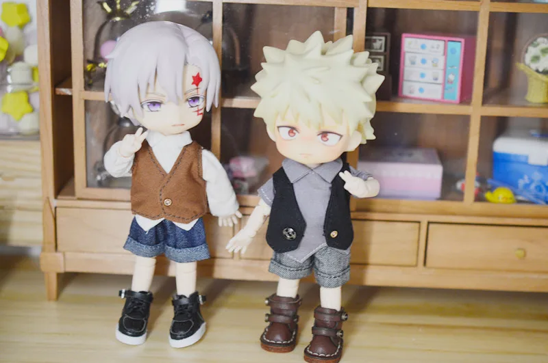 

Obitsu11 OB11 разноцветная простая футболка для OB11 P9 кукольные аксессуары кукольная одежда длинная рубашка