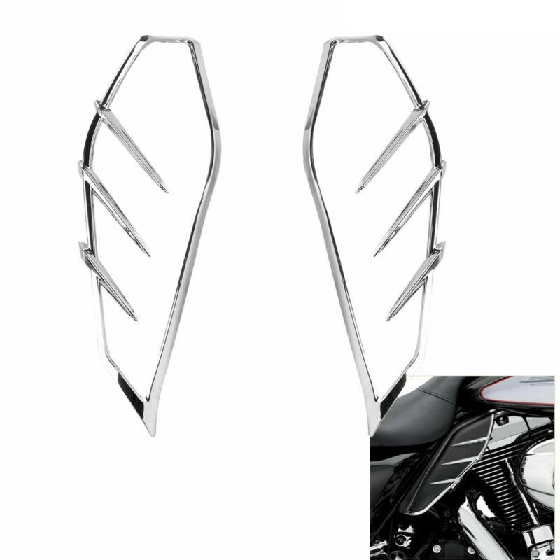 

Chrome Replacement Mid-Frame Air Deflector Trim for Touring & Trike Models 2009-2017