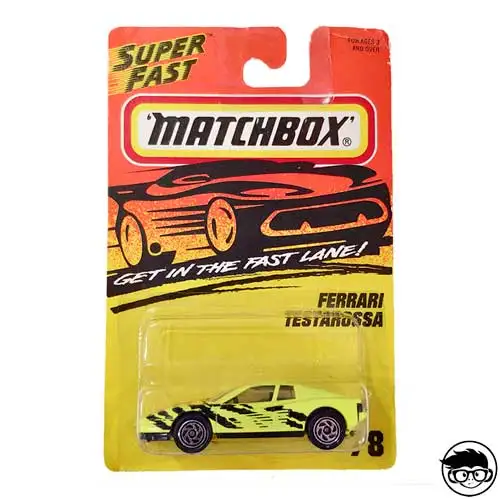 Длинная карта Matchbox Ferrari Testarossa 1995 #78|Настольный футбол| |