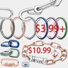 20021 Me кольцо,  круглый разъем, очаровательная модель, подходит для оригинального браслета-цепочки Pandora, ювелирные изделия