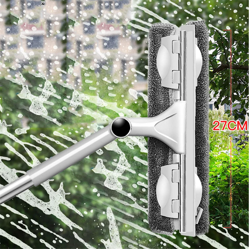 Длинная ручка щетка для очистки стекла очиститель Стекло Ракель телескопический