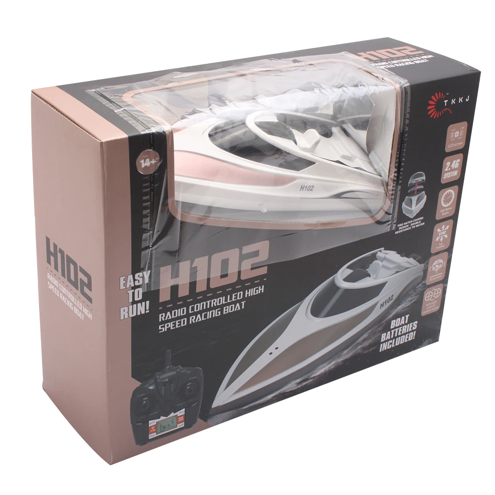 H102 гоночный пульт дистанционного управления лодка RC электрическая гоночная