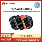 Оригинальный Смарт-браслет Huawei Band 6, время автономной работы 2 недели, BT 5,0, Мониторинг SpO2, дисплей FullView, трекер сердечного ритма, AMOLED дисплей 1,47 дюйма