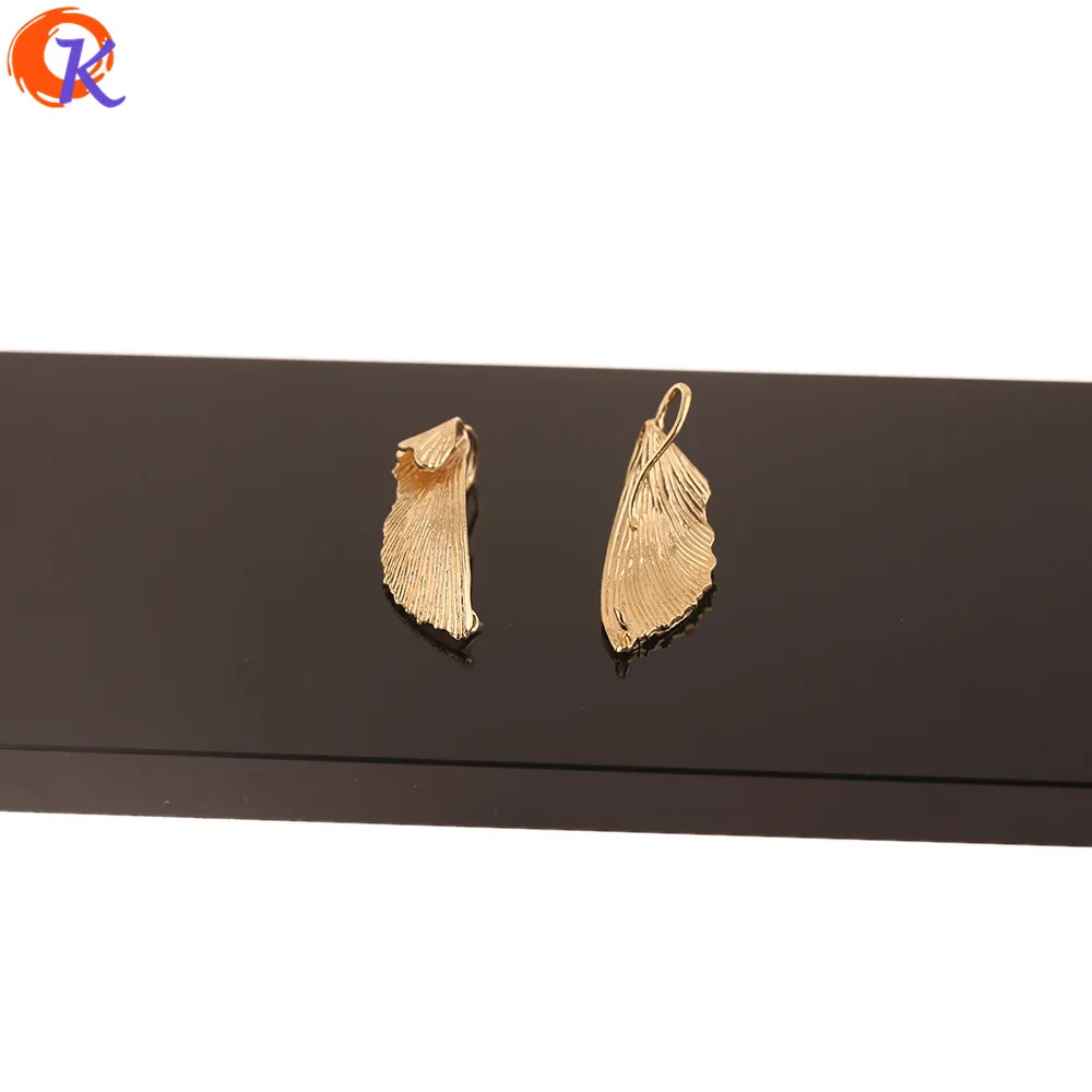 

Cordial Design 20Pcs 11*35MM Jewelry Accessories/Hand Made/DIY Earrings Making/Genuine Gold Plating/Wing Shape/Earrings Stud