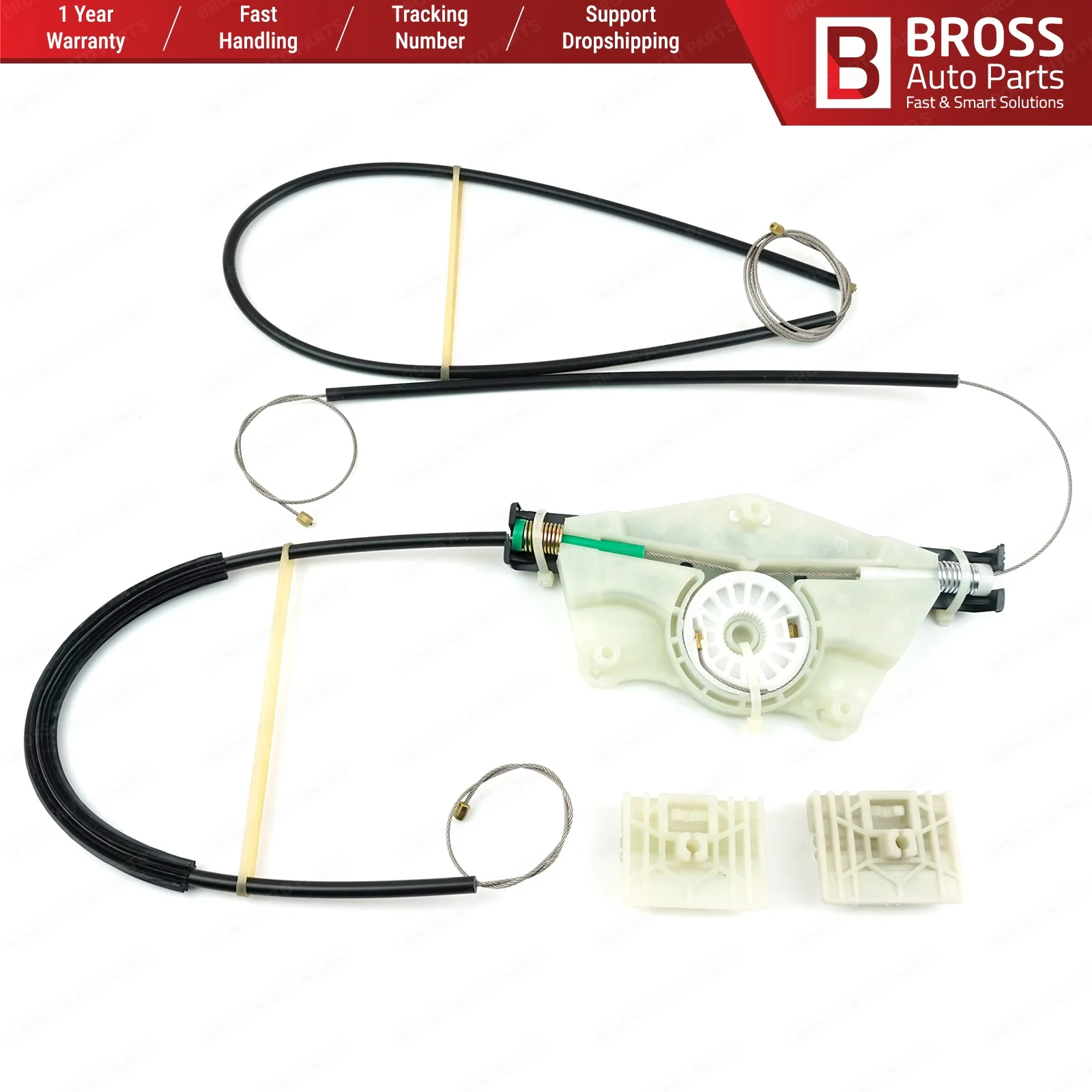 Комплект для ремонта стеклоподъемника BWR848 передняя правая дверь Porsche Cayenne 9PA 2002 2010