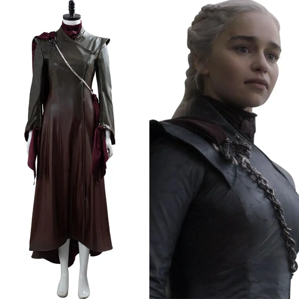 Костюм «Игра престолов» для косплея, Daenerys костюм Таргариен, костюм матери драконов, платье Дани, униформа для взрослых, карнавальный костюм на Хэллоуин для женщин