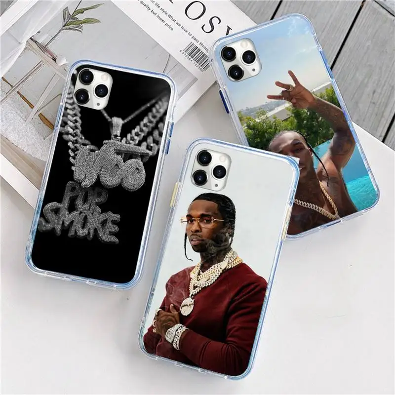 

Pop Smoke Phone Case For iphone 12 5 5s 5c se 6 6s 7 8 plus x xs xr 11 pro max mini