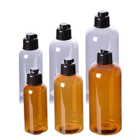 100ml200ml300ml pet plastic amber dew cosmetic jingle cap packaging bottle perfume body soap shampoo moisture bottling bottles