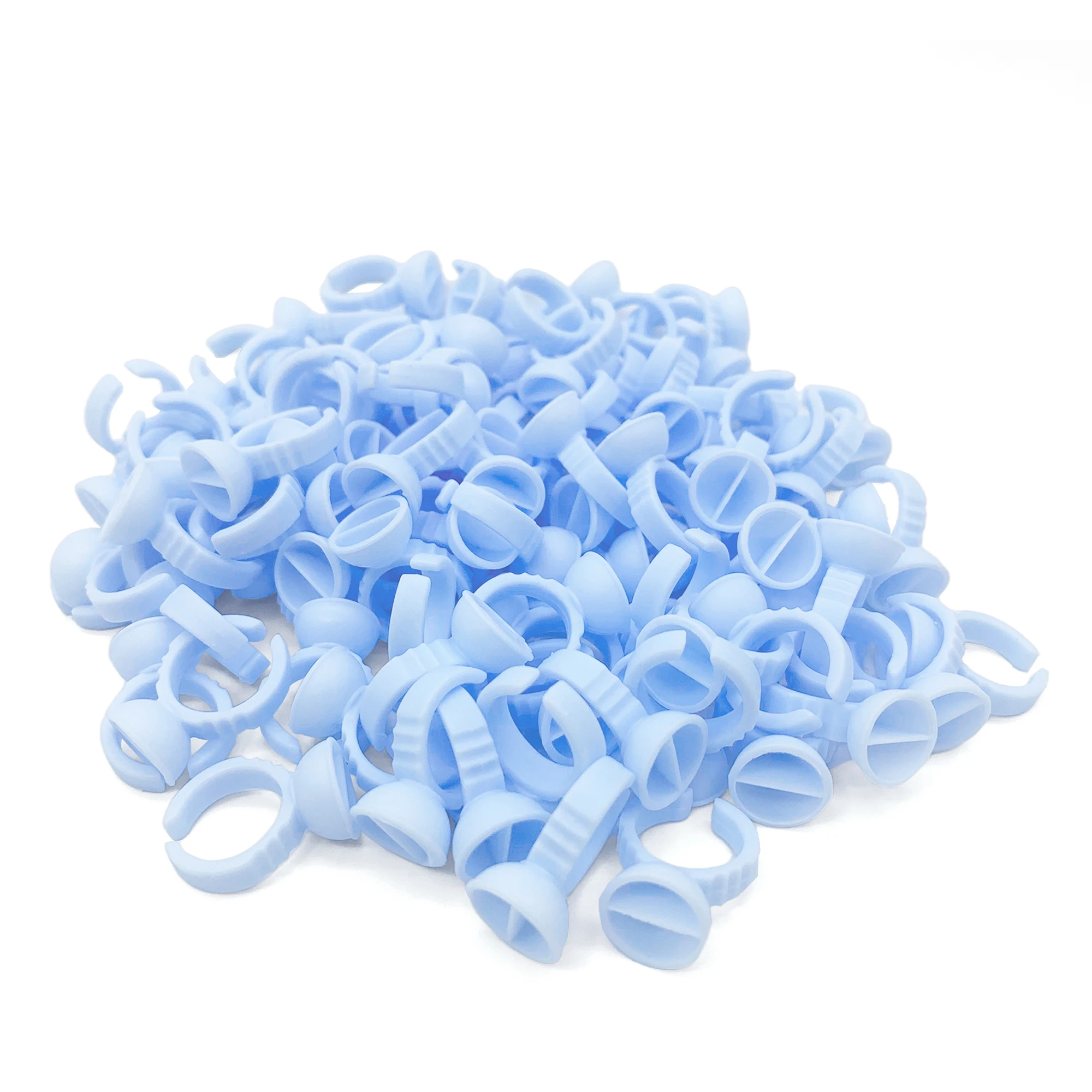 100 Шт. Одноразовый Вентилятор Для Клея Ресниц Розовые Подставки Татуировки