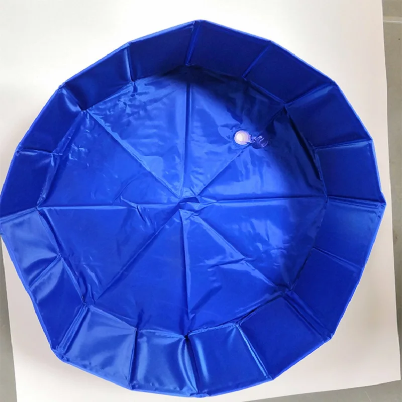 Большой складной круг из ванна для домашних животных ПВХ детей бассейна кошек