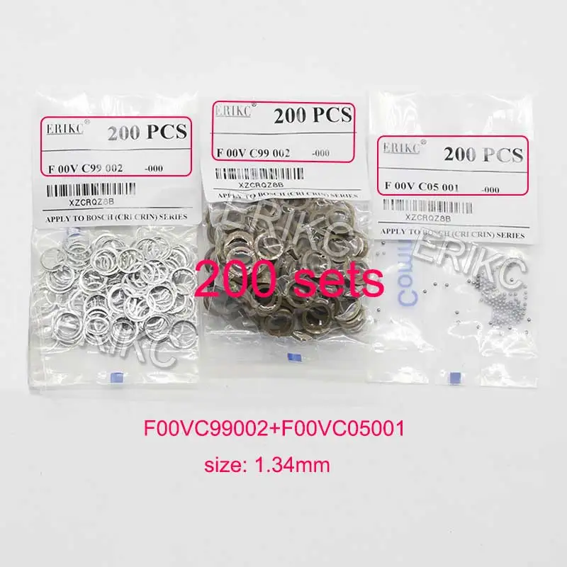 

Ремкомплекты для клапанов дизельных форсунок ERIKC F00VC99002, стальной шарик F00VC05001, 1,34 мм, для оптовой продажи