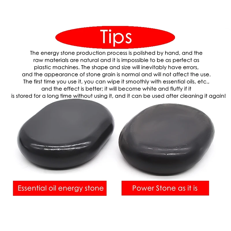 

1/2/4Pcs 9Types New Energy Power Stone Volcanic Relaxation Essential Oil Basalt Rock Massage Tools Hot SPA Back Compress