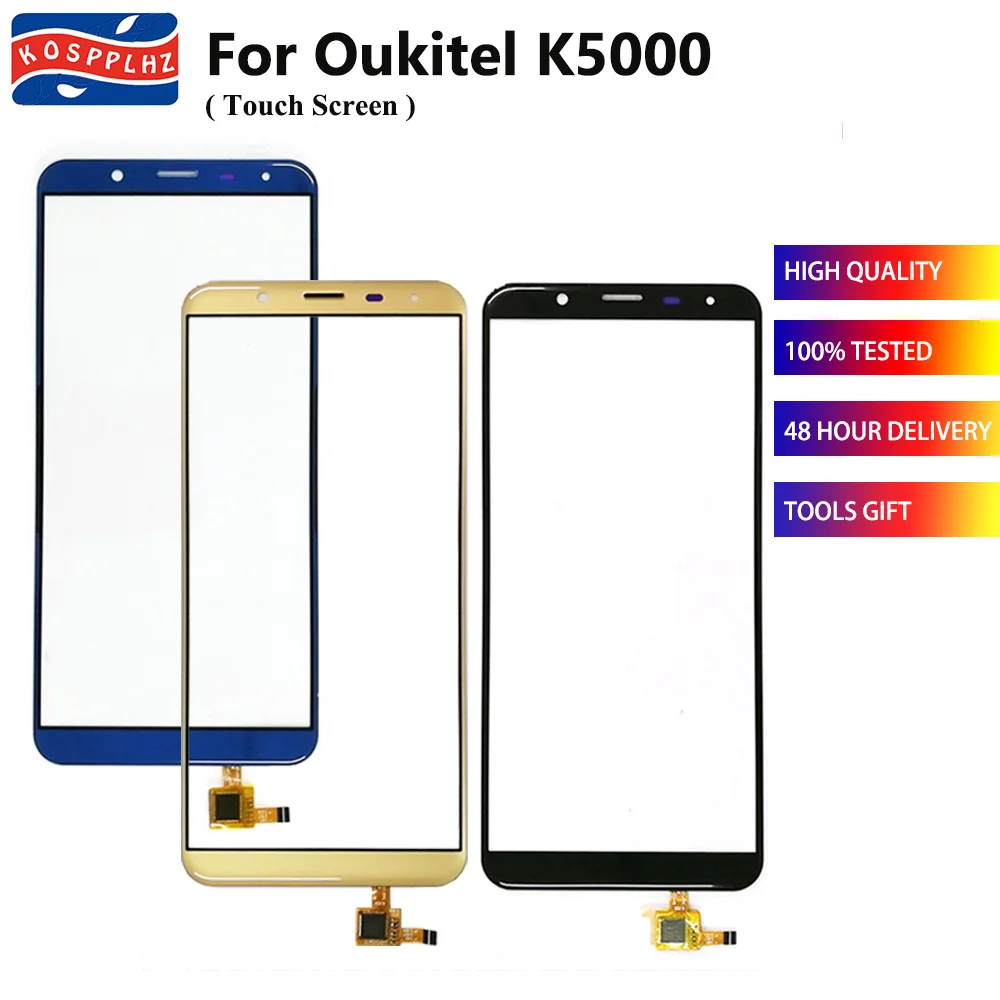 Новинка для Oukitel K5000 сенсорная стеклянная панель экрана K 5000 Φ Передняя Сенсорная