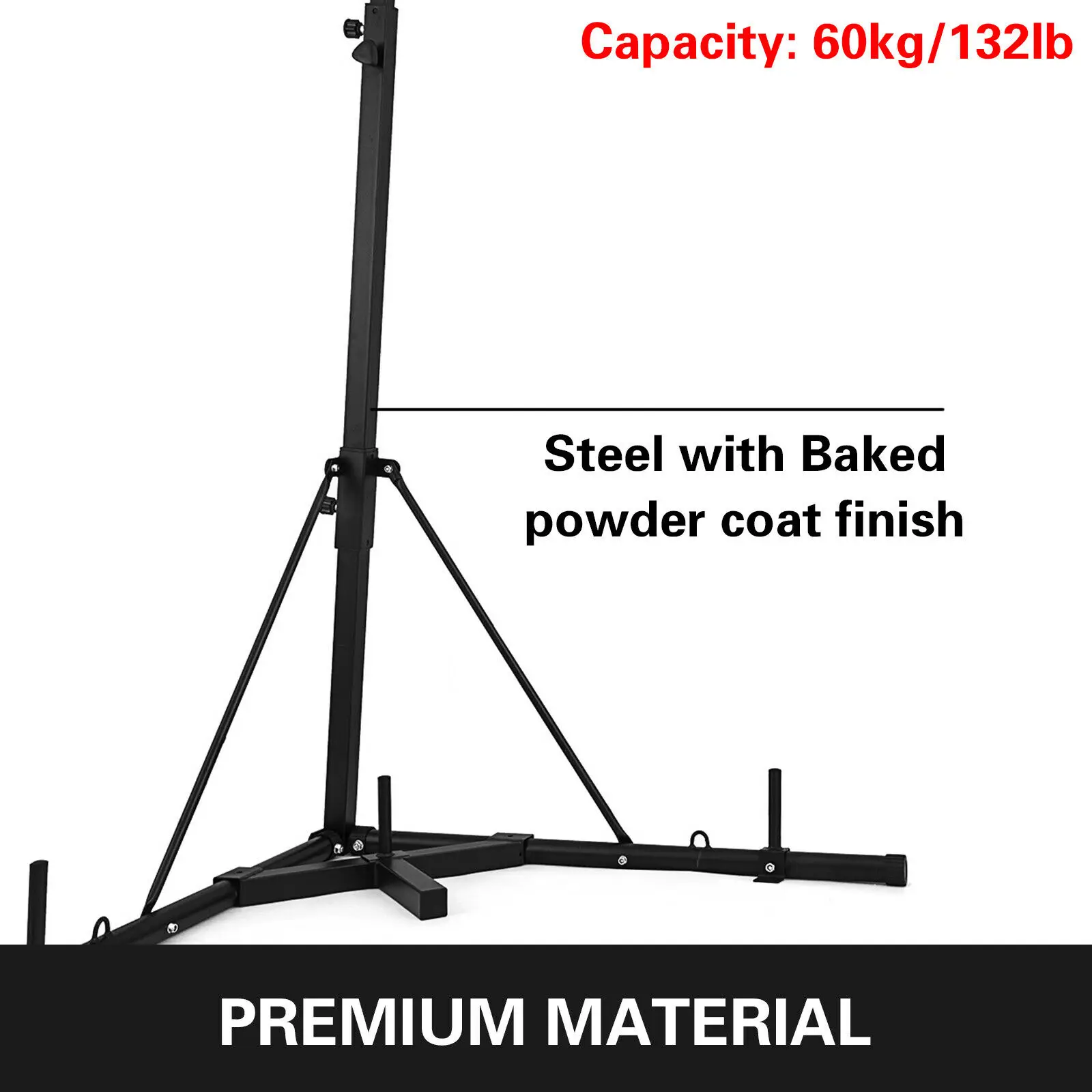 VEVOR складной боксерский мешок Стенд Heavy Duty стойка для мешка с песком Портативный