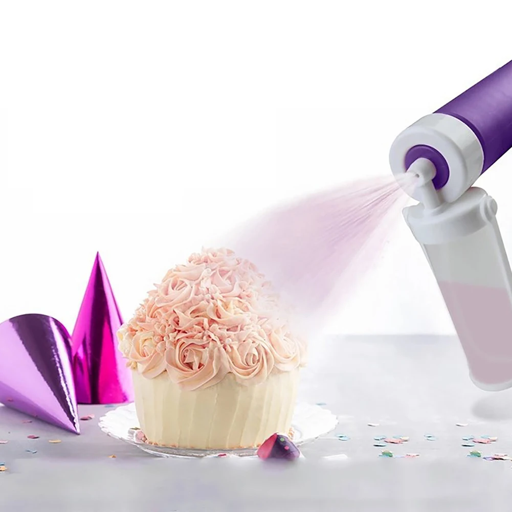 

Cake Spray Gun Airbrush Coloring Sprayer Duster Manual Watering Can Cake Decorating Tools Cake Baking Tools Dropshipping