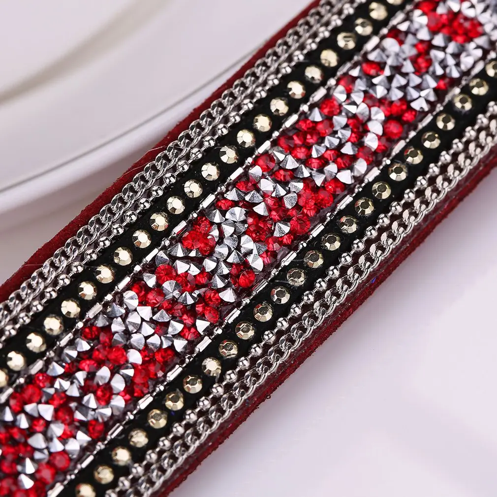 Модный крутой браслет с покрытием бархатный сверлильный женские разноцветные