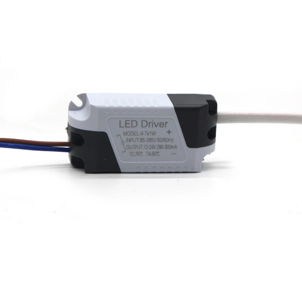 Светодиодный драйвер постоянного тока Питание 3 Вт-24 Вт AC85-265V 300mA 280mA светильник