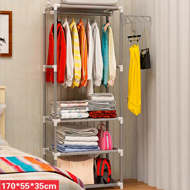 Многофункциональная вешалка для одежды металлическая железная пальто напольная