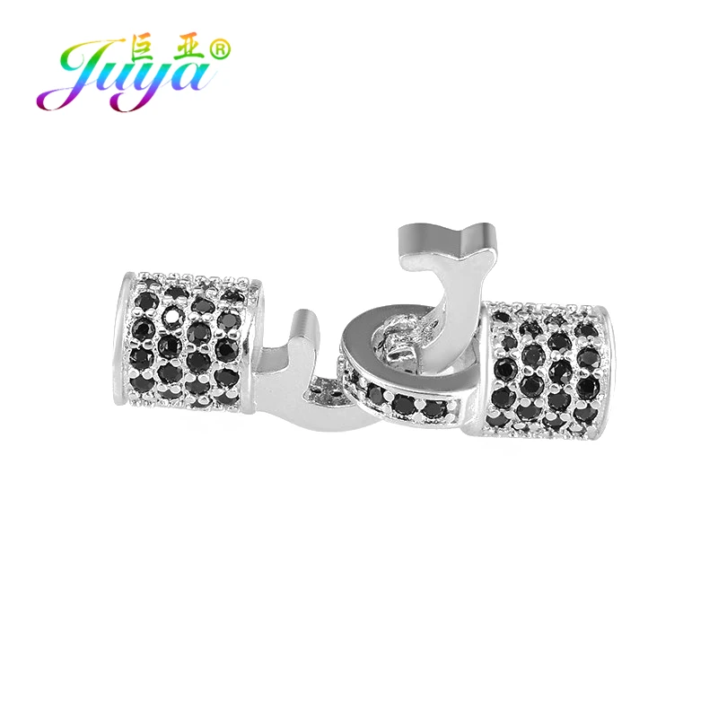 Juya Micro Pave циркониевый разъем баррель застежка аксессуары принадлежности для