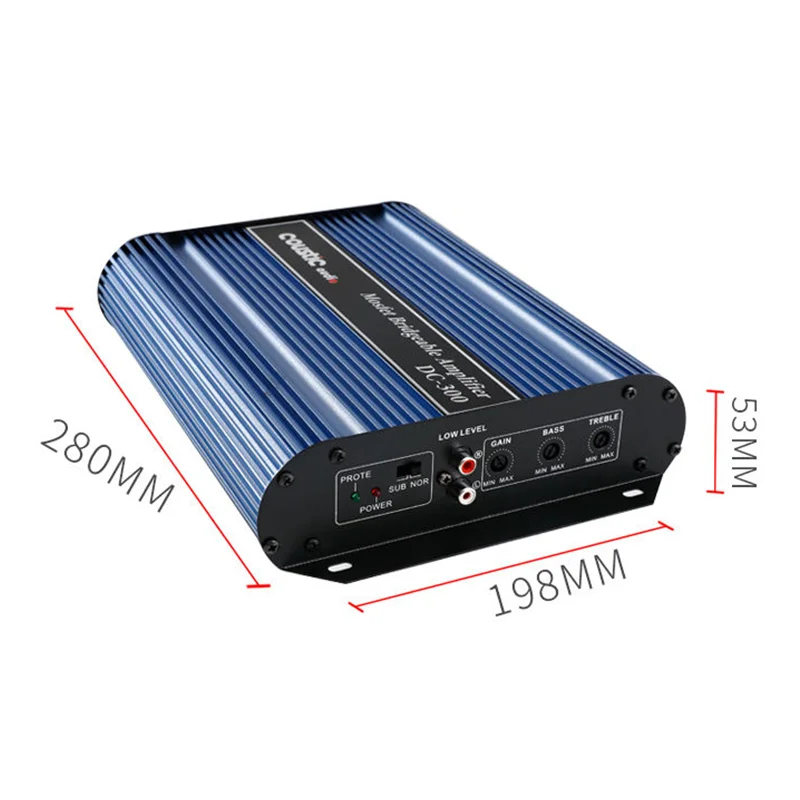 Мощный Автомобильный Усилитель 12V 2 канала класс AB 3000 Вт домашние аудио 1 объемное