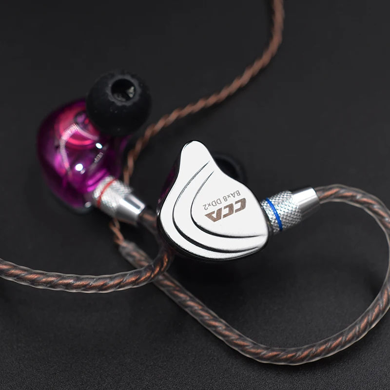AK Audio CCA C10 4BA+ 1DD 10 мм блок Гибридный 2PIN в ухо наушник HIFI DJ Monito бег спортивные наушники гарнитура вкладыши наушники