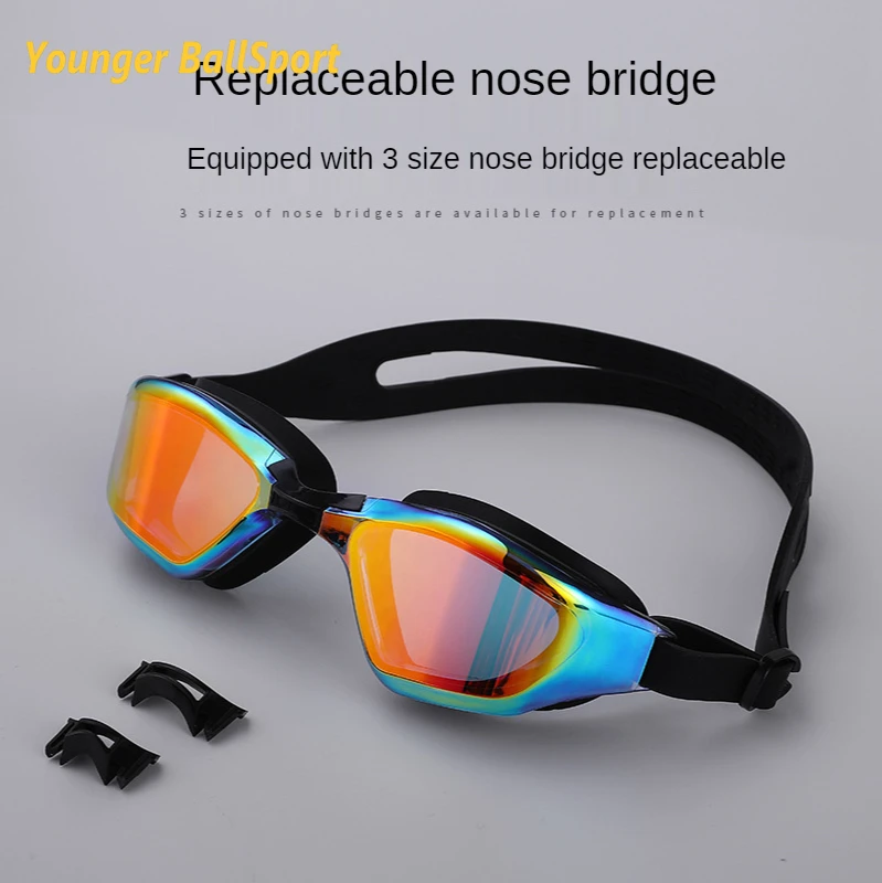Профессиональные плавательные очки ming водонепроницаемые Мягкие силиконовые для