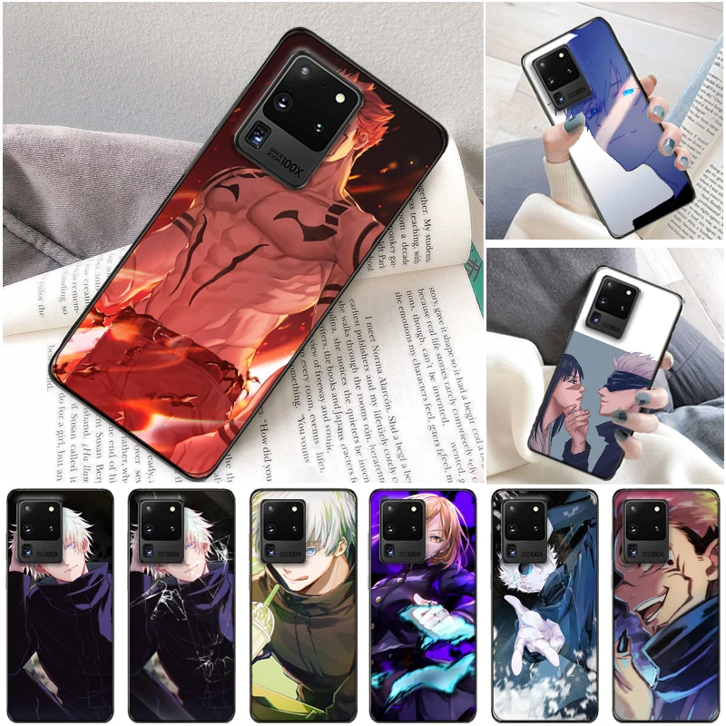 

Jujutsu Kaisen Satoru Gojo Fushiguro Megumi Yuji Itadori Sukuna Phone Case For Samsung Galaxy S20 Plus FE Lite Back Cover Coque