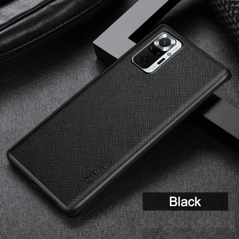 Case for Xiaomi Redmi Note 10 Pro 10T 5G 10S funda Cross pattern Leather cover Luxury coque for redmi note 10 pro case