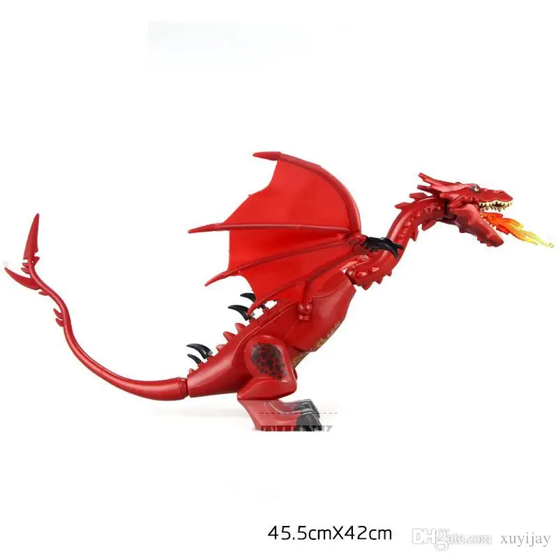 Властелин колец Хоббит SMAUG Дракон минифиг сборные строительные блоки Дети