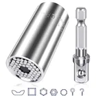 Универсальный динамометрический ключ Magic рукоятка гаечного ключа, многофункциональный универсальный Трещоточный разъем 7-19 мм, адаптер для электродрели, ручные инструменты