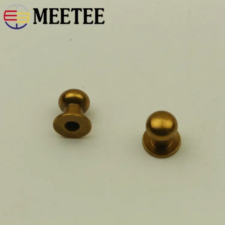 20 шт. круглые винтовые шпильки металлические пряжки кнопки гвозди заклепки