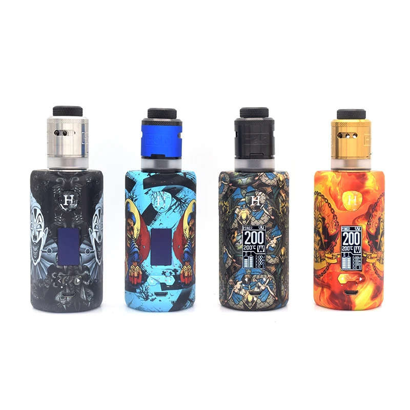 Новое поступление HL200W VW TC vape комплект коробка мод Поддержка Двойной 18650 батарея с