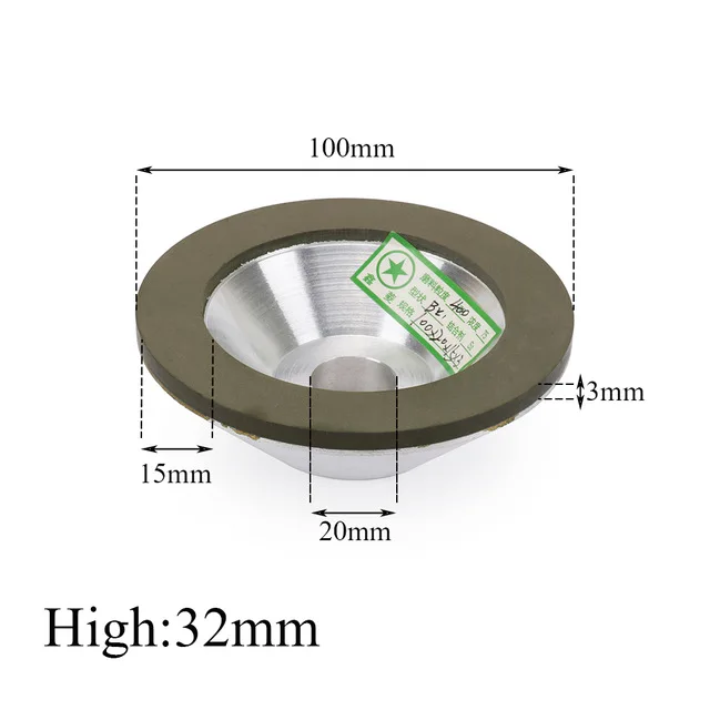 

Алмазный шлифовальный круг SI FANG 75/100/125/150 мм 120/150/180/240/320/400