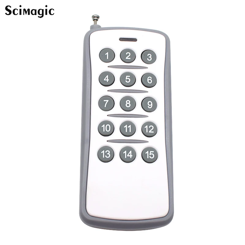 

15 CH Channel 15CH RF Wireless Remote Control 433 MHz Transmitter 1527 EV1527 433mhz Learning Code Remote Control