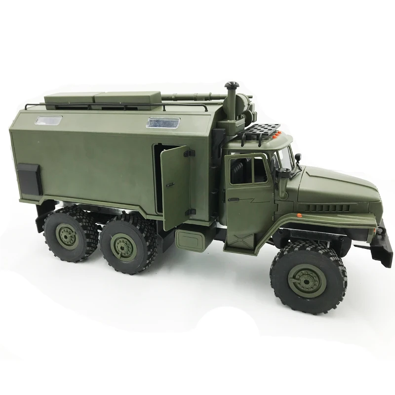 WPL B36 Урал 1/16 1:16 2 4G 6WD RC автомобиль военный грузовик Рок Гусеничный командный