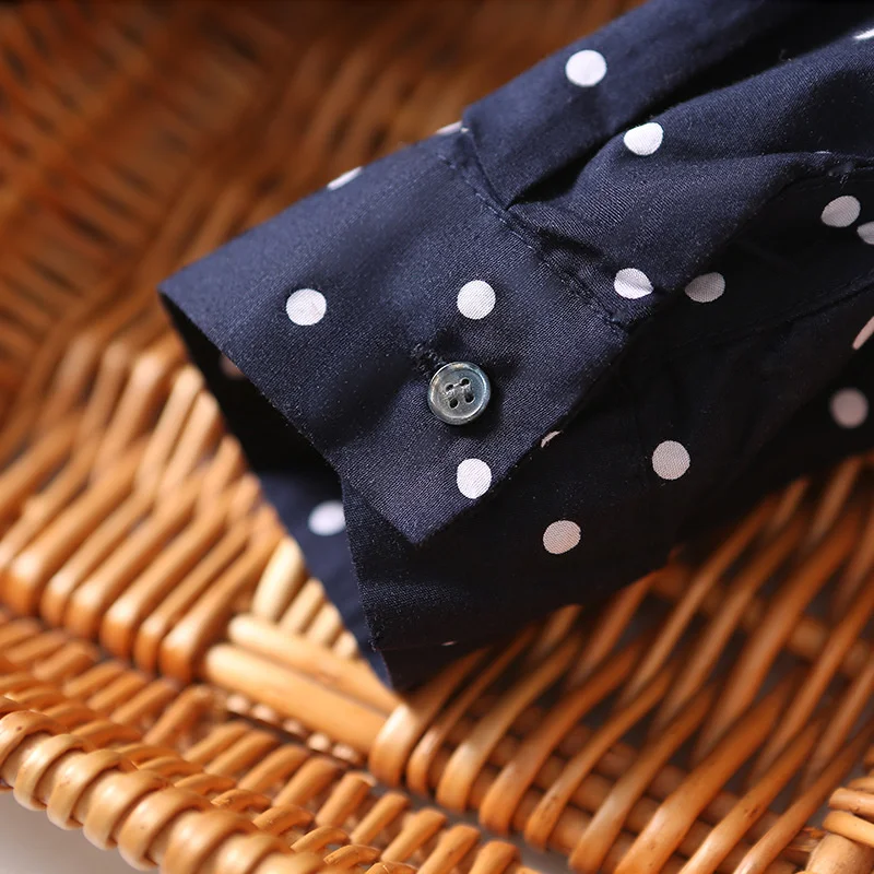 

2021 Fashion Vintage Polka Dot Print Dress for Women Japan Ladies Midi Skirt Sexy Summer Casual Office Lady Dresses Jupe Femme