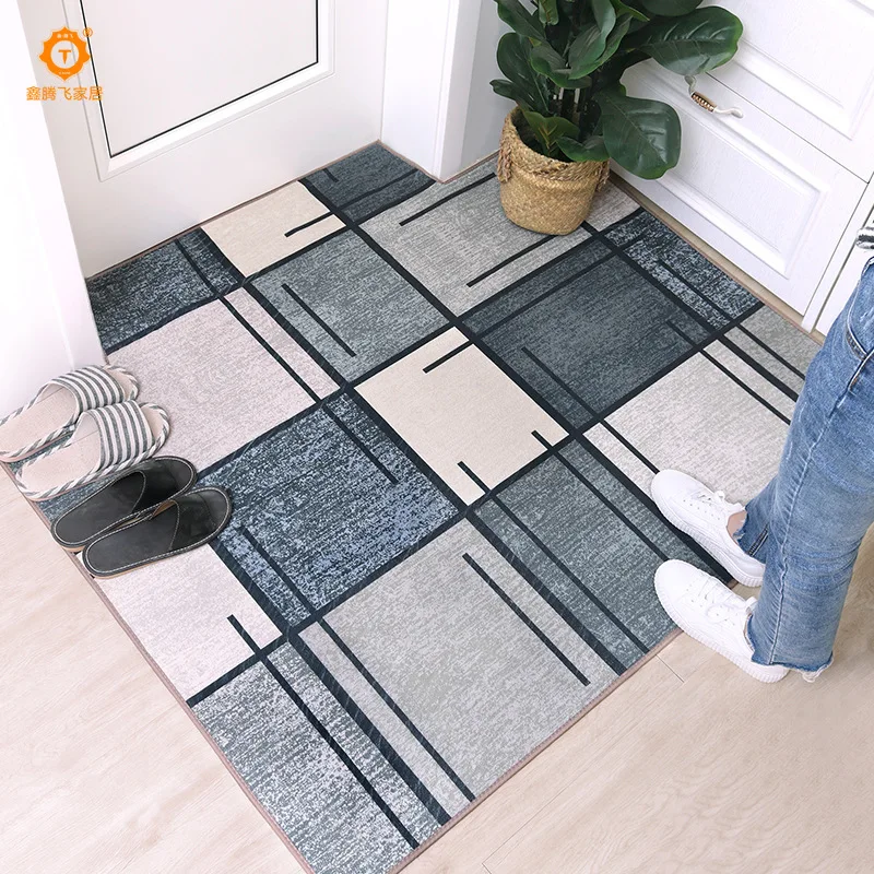 Модный и красивый Придверный коврик у двери впитывание воды Противоскользящий