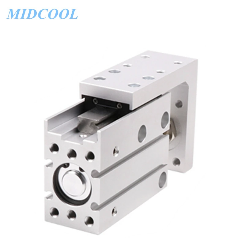 Компактный цилиндр-слайдер Серии MXH ход MXH20 5 15 20 25 30 40 50 60 мм