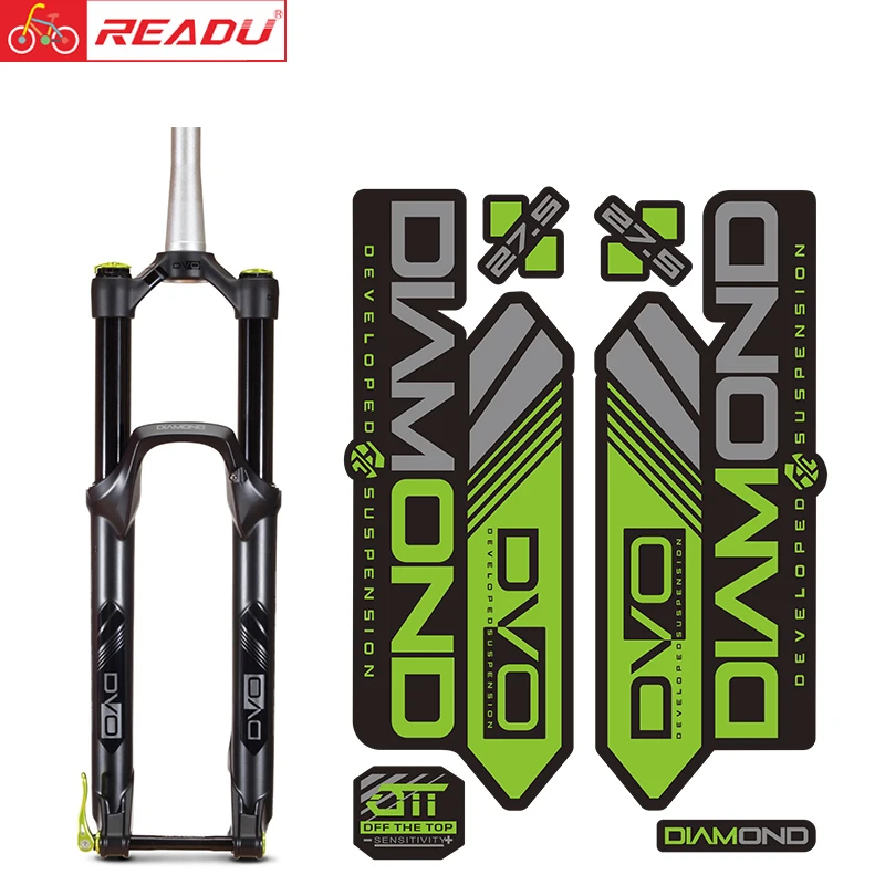 

READU bicycle stickers DVO Diamond MTB Fork Sticker bicycle front fork decal