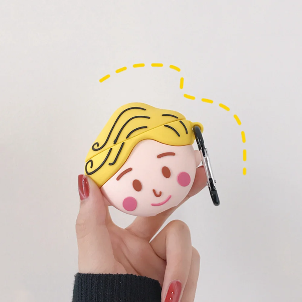 910002 Q UNCLE Bulldog защитный чехол для Apple Airpods беспроводной Bluetooth 2 поколения Tide индивидуальность стерео силиконовая гарнитура коробка - Цвет: 910002