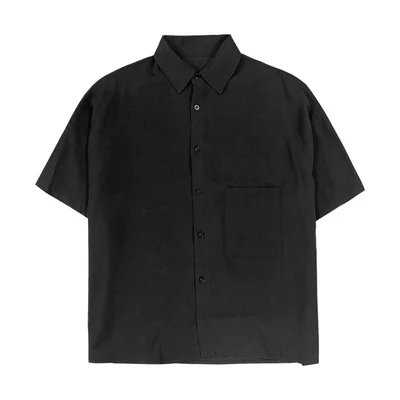 Летняя тонкая рубашка с короткими рукавами женская дизайнерская в