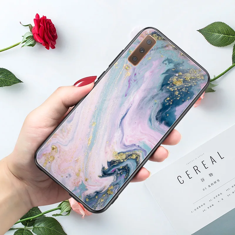 Чехол для samsung A70 чехол для Galaxy A10 A30 A20 A40 A6 A8 плюс A7 A9 A3 A5 крышка ПК+ ТПУ чехол для телефона для samsung A50