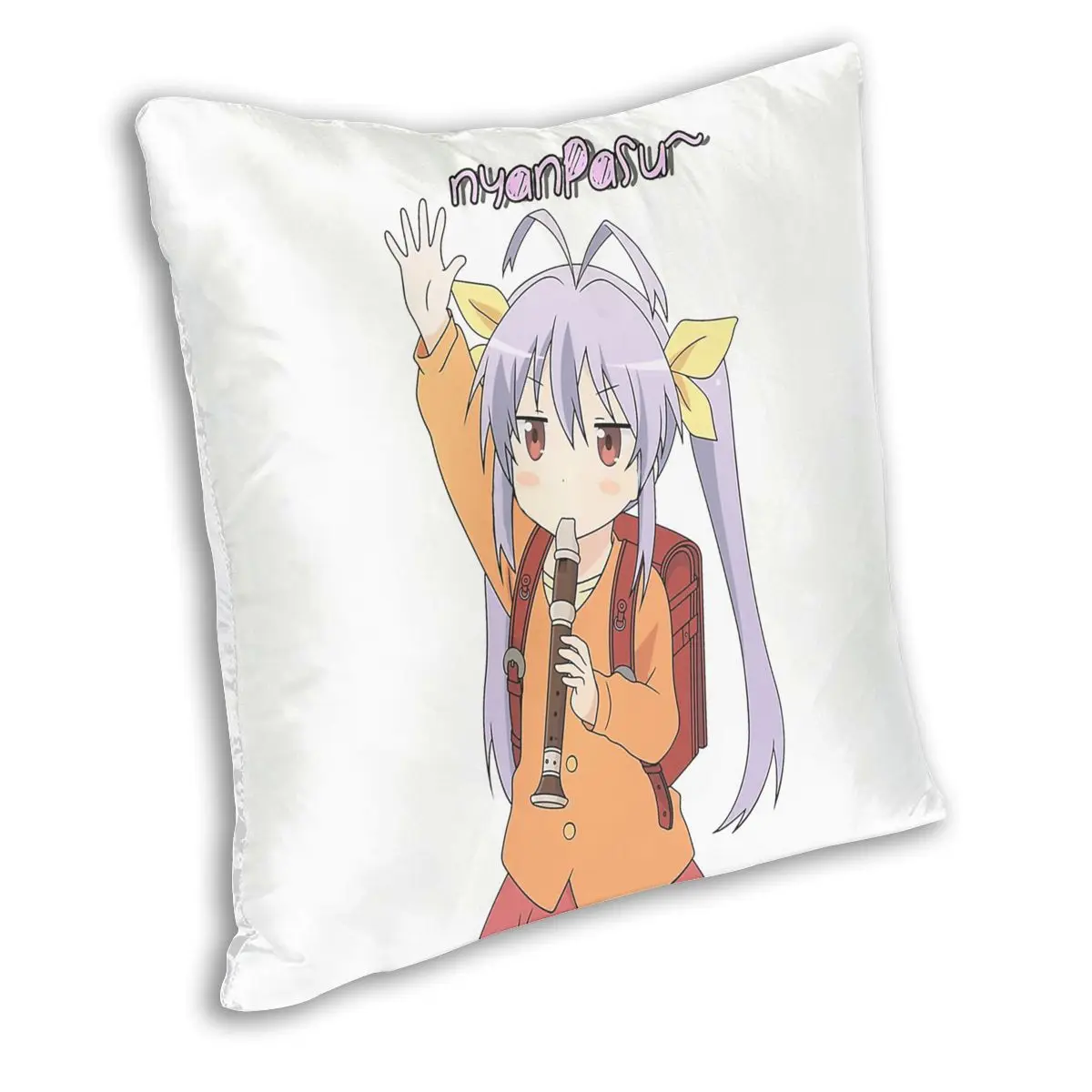 Квадратная подушка Nyanpasu чехол из полиэстера декоративная Non Biyori Stop Anime Miyauchi