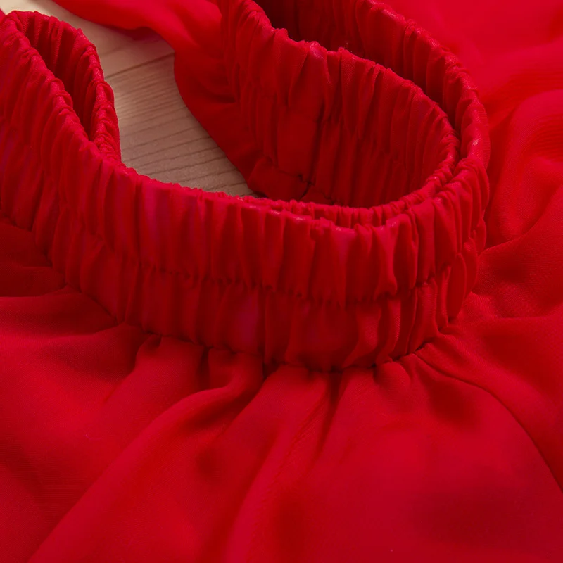 

New Long Chiffon Skirt Women Candy Colors Large Swing Maxi Dance Pleated Skirt Elastic Waist Beach Bohemian Skirts Womens C6978