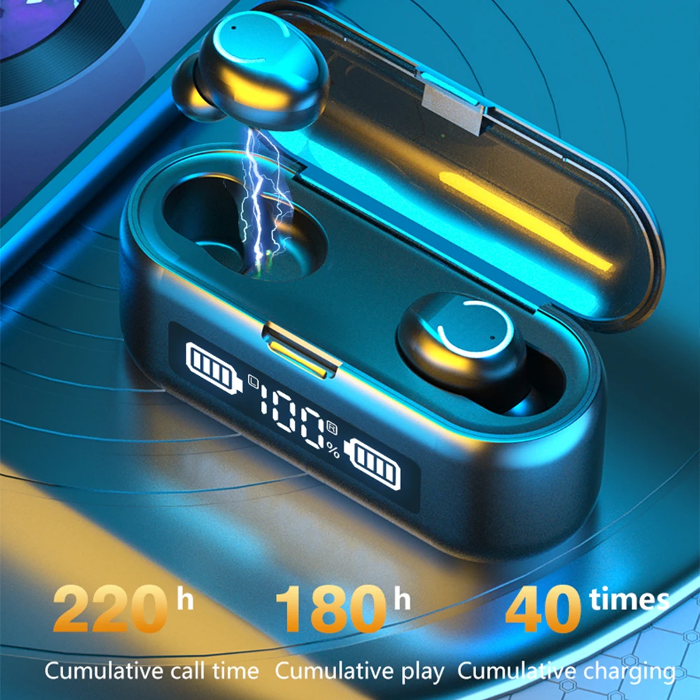 

TWS-стереонаушники с зарядным устройством и поддержкой Bluetooth 5,0
