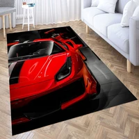 red pista 3d printing room bedroom anti slip plush floor mats home fashion carpet rugs new dropshipping